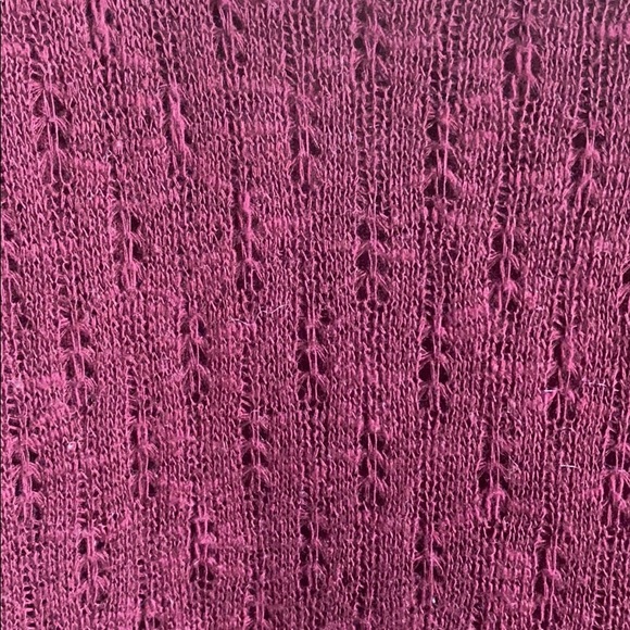 Burgundy Knit Dress - Picture 2 of 3